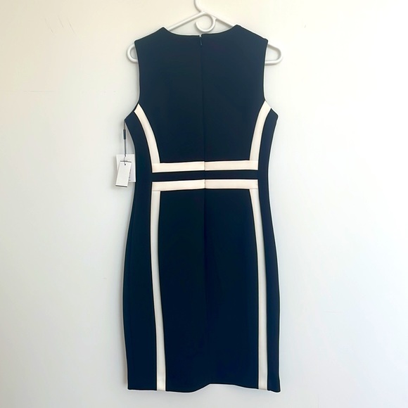 Calvin Klein neoprene dress size 10 NWT - Picture 2 of 4